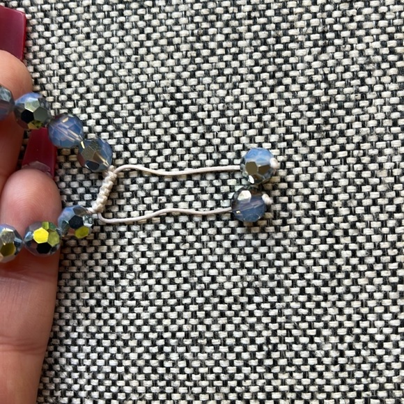 🌙 Y2K Vintage Circa 2006 Iridescent Beaded Tie String Bracelet ✨ - Picture 16 of 17